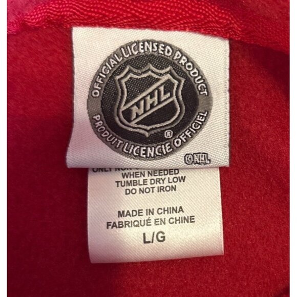 NHL Montreal Canadiens Red Hoodie Sweatshirt L/G  Official Licensed Product NWT - Picture 5 of 7